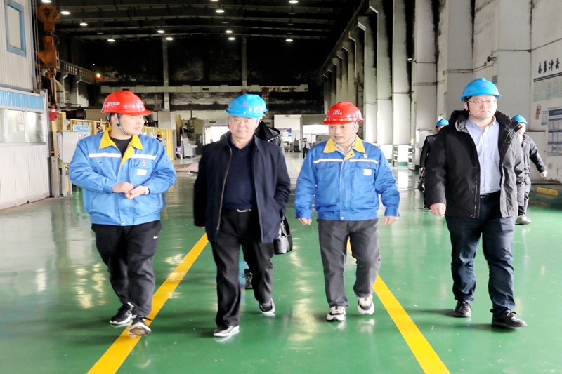 2024年 1月30日，浙江省经信厅机关党委二级巡视员孙自强莅临9999js金沙老品牌纸业开展岁末年初安全生产督导